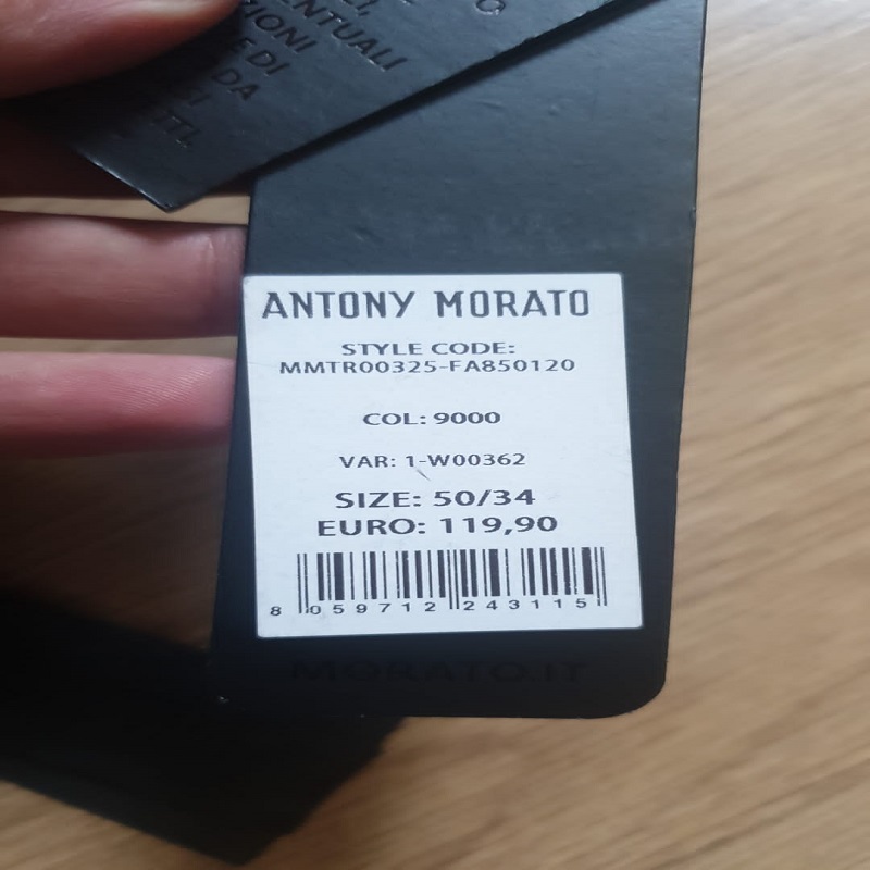 پکیج شلوار مردانه 95% مارک ANTONY MORATO