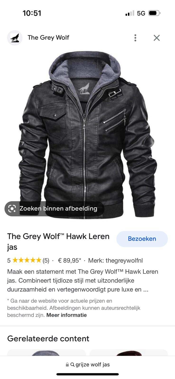 پکیج کاپشن چرم مردانه برند گری وولف-The Grey Wolf